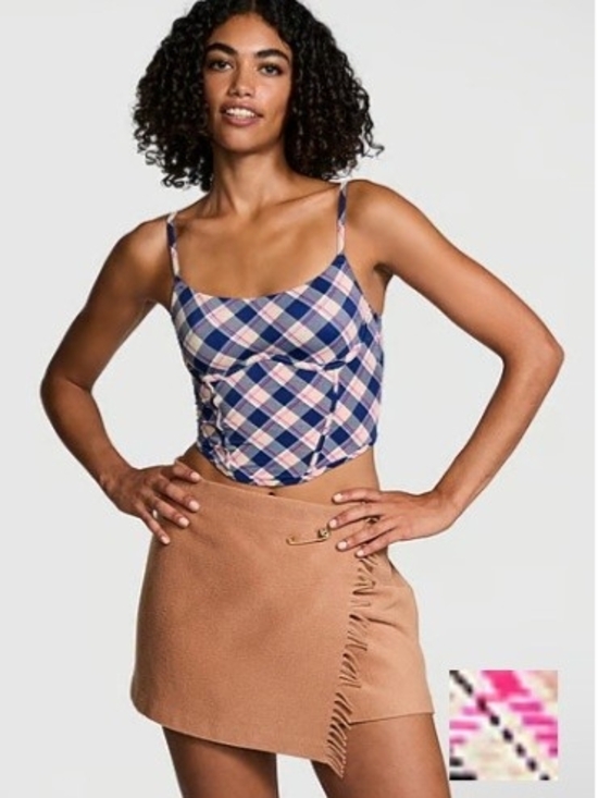 PINK Victoria's Secret Tops - PINK Victorias Secret The Cinched Micro Corset Top Size M